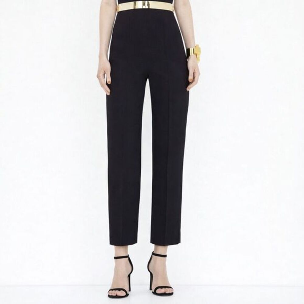 AQ AQ‎ Laurent Trouser Pants Women's 10 Black High Rise Straight Leg Tailored